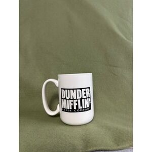 The Office Dunder Mifflin Paper Company Coffee Mug White Ceramic Logo Cup